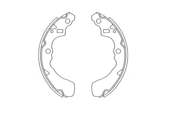 KAVO PARTS Комплект тормозных колодок BS-1920